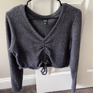 Sweater Crop Shirt